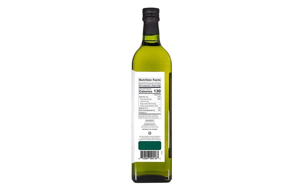 Chosen Foods 100% Pure Avocado Oil    Plastic Bottle  1 litre